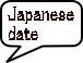 Japanese  date